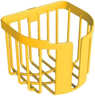 Perfect Solution for Space-Saving Toilet Paper Storage Wall-Mounted Holder Yellow