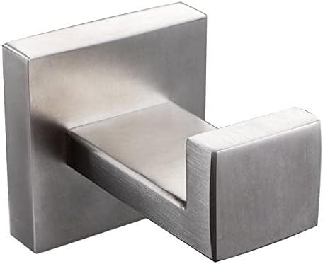 Sturdy Modern Bathroom Hardware Set Brushed Steel Towel Rail Toothbrush Holder Perfect for Home Kitchen