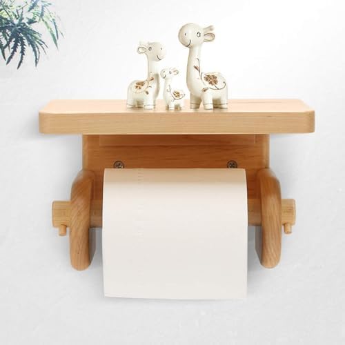 Wall-Mountedcompact Space-SavingYellow toilet paper holder with anti-shedding storage feature