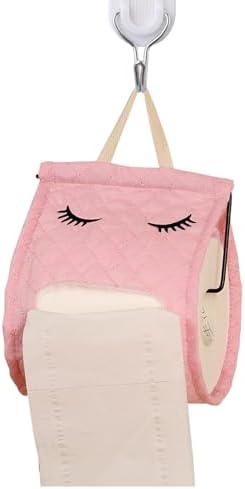 Cotton Cute Eyelash Shape Toilet Roll Organizer for Bathroom Kitchen