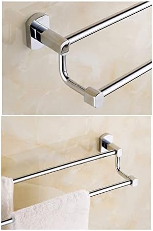 ALDEPO 40cm Chrome Towel Bar Wall-Mounted Towel Rail