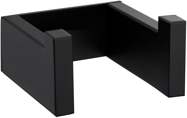 Matte Black wall mount bath towel and toilet paper holder set Durable stainless steel home bathroom hardware kit