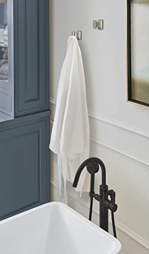 Versatile Single Robe Hook in Brushed Nickel - bathroom upgrade essentials