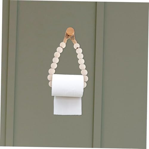 Chic Rustic Toilet Paper Holder Beaded Design