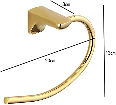 Stylish Brass Towel Rail European-Style Towel Holder for Bathroom