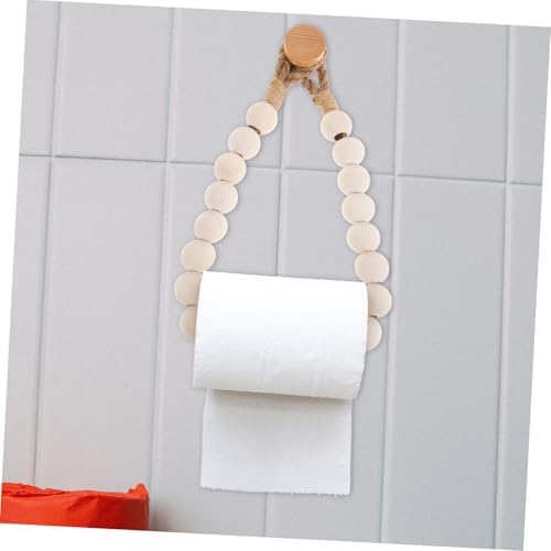 Chic Rustic Toilet Paper Holder Beaded Design