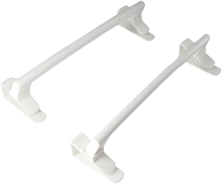 Pokinge2-Piece Over-Door Towel Rail Holder Space-Saving Durable towel Organizer for Bathrooms Kitchens