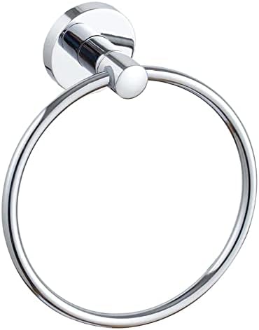 Gold Towel Round Wall-Mounted Towel Holder Stainless Steel Brushed Nickel
