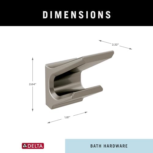 Delta Pivotal Double Towel Hook Stainless Steel
