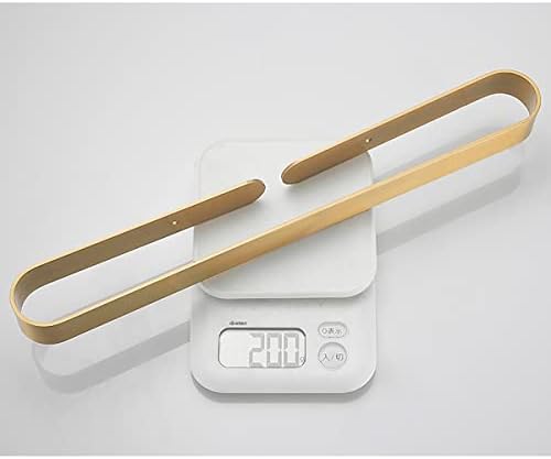 Aesthetic 30cm Gold Towel Bar for Bathroom Safety