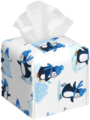 Premium Leather Tissue Box Holder for Home Away Holiday Gift Modern Design Today