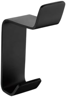 IsolaY Aluminum Bathroom Hardware Set Black Robe Hook Premium Grade Aluminum Alloy Safe Durable