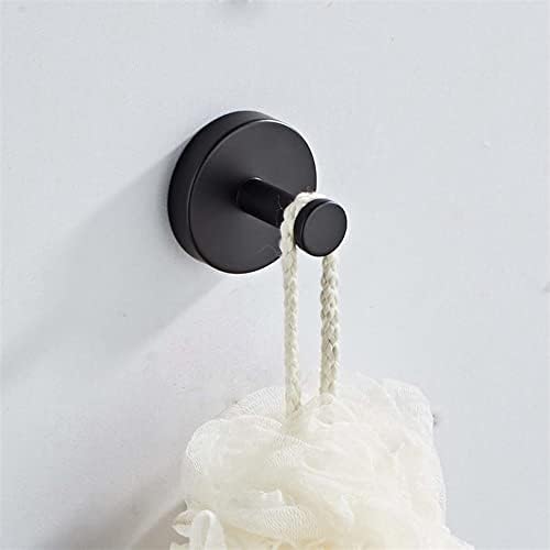 ANNBKA Towel Bar Black Robe Hook Style