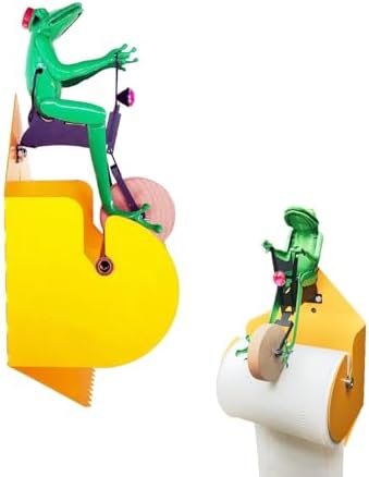 Frog Tissue Holder - Durable Humorous Space-Saving for Bathroom Decor
