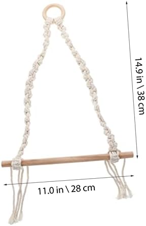 HOMSFOU Bohemian Wall-Mounted Toilet Paper Holder