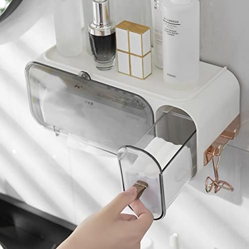 Wall Mounted Toilet Paper Roll Holder Waterproof Durable