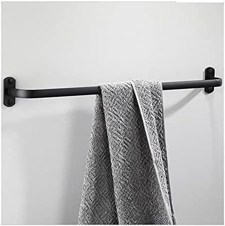 BOCbco Black Towel Rail for Bathroom 4050cm Wall-Mounted Towel Bar