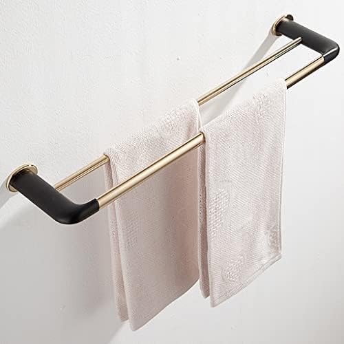 Bathroom Accessory Set Luxurious Black Gold Towel Bar More