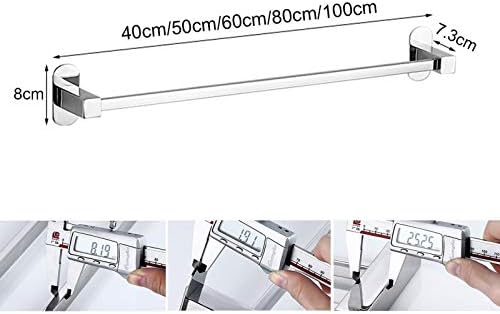 Premium Stainless Steel Towel Holder for Bathroom or Kitchen 80cm Durable and Waterproof