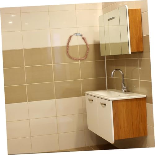 Vaguelly Elegant Jute Rope Toilet Paper Holder Wall Mount Rack
