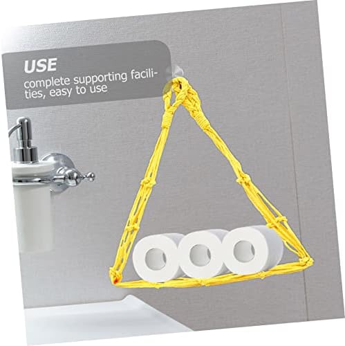 HOMSFOU 2pc Cotton Rope Mount Protein Towels Durable for Home Kitchen Use