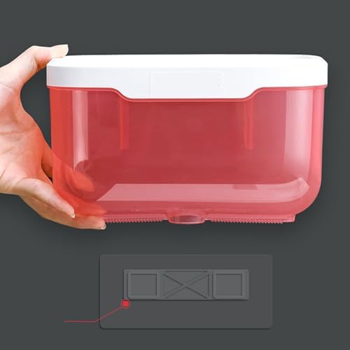 Lush Large Wall-Mounted Toilet Paper Holder No Drill