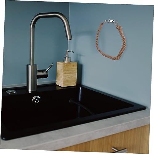 Nautical-Style Rope Toilet Paper Holder