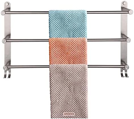 Premium Brushed Stainless Steel Towel Rail