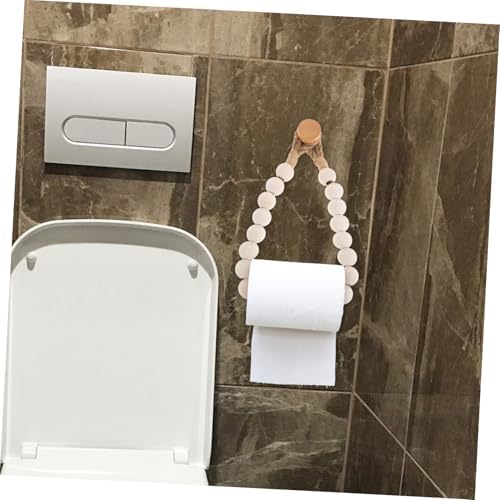 Chic Rustic Toilet Paper Holder Beaded Design