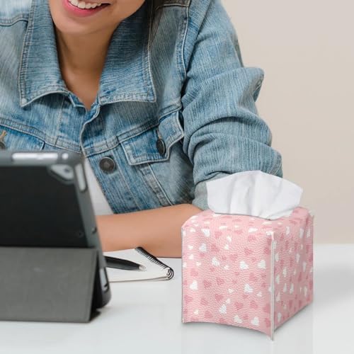 Gomyblomy Lovely Bear Heart Tissue Box Cover - Modern Bathroom Accessories
