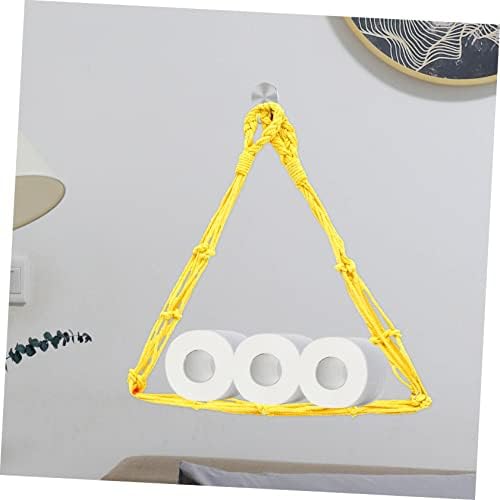 Comfy Fit Cotton Rope Toilet Holder with Hook and downright Eco-friendly