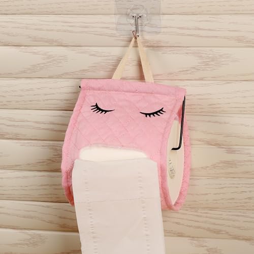 Cotton Cute Eyelash Shape Toilet Roll Organizer for Bathroom Kitchen