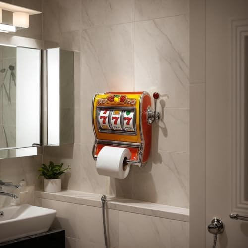 Fun Slot Machine Toilet Paper Holder
