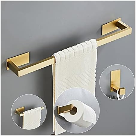 Perfect Towel Rail Single-Shot Brushed Gold