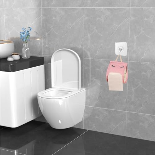 Cotton Cute Eyelash Shape Toilet Roll Organizer for Bathroom Kitchen