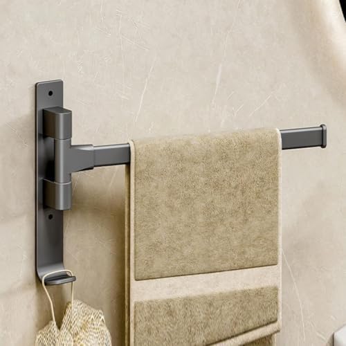 Swivel Towel Rack for Bathroom 4-Arm Design