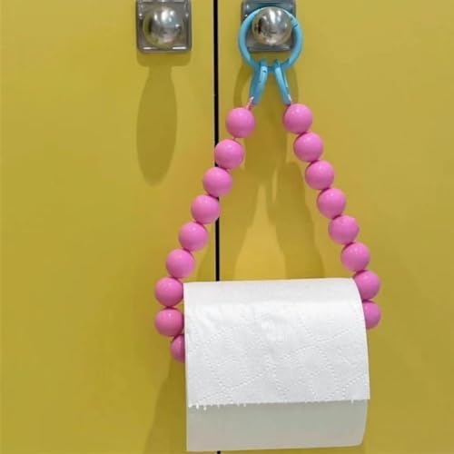 Vibrant Roses Plastic Hanging Toilet Paper Holder for Bathroom Decorations Durable and Modern