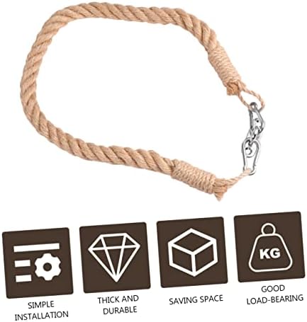 Dont Get Tied Up in the flushed - Jute Rope Towel Holder for Nautical Washrooms