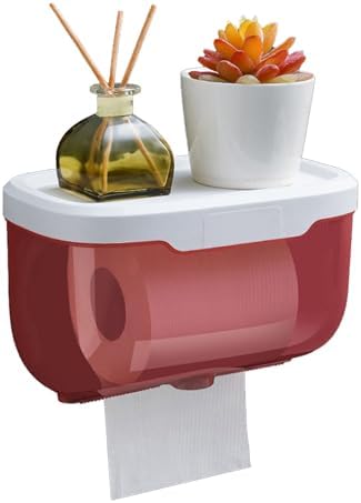 Lush Large Wall-Mounted Toilet Paper Holder No Drill