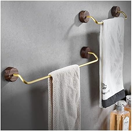 Elegant Solid-Wood Waterfall Towel Bar chic bathroom decor solution