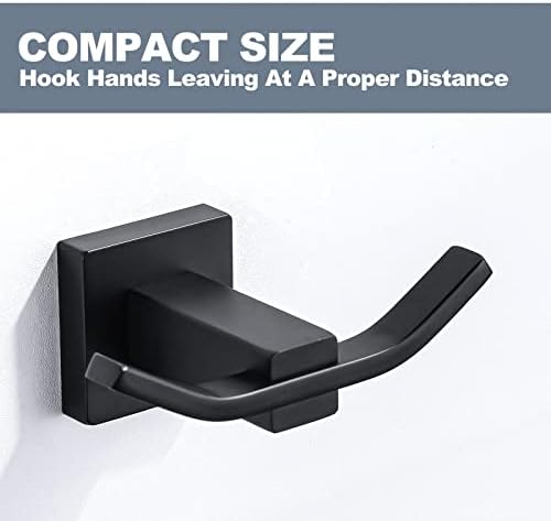 Sturdy Double Towel Hook for Bathrooms