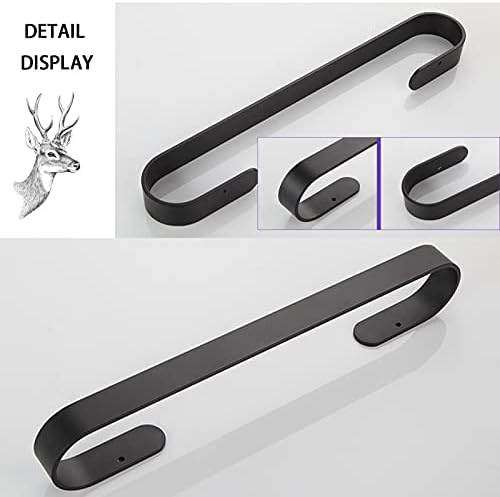 TiStm Towel Racks Black Single Tower