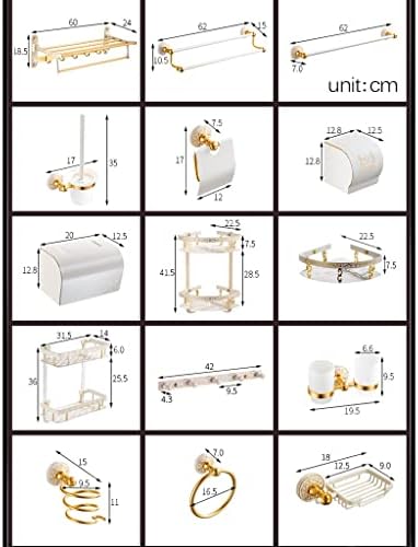 AnnBKA Towel Rack Set Stylish Space-Saving Bathroom Accessory for Functional Design