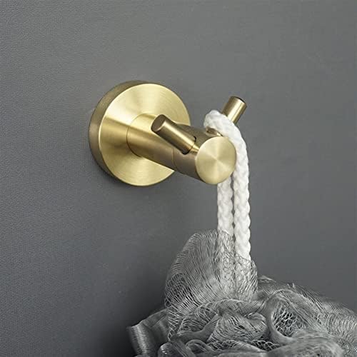 AnnBKA Double Towel Bar Kit Brushed Gold Bathroom Accessory Set