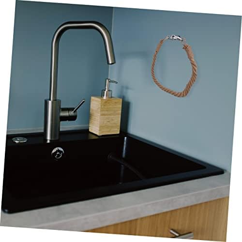 Nautical Wall-Mounted Towel Rack Heavy Duty Rope Toilet Paper Holder