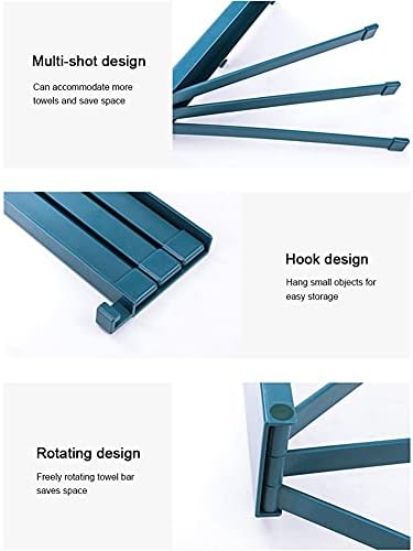 Elegant Nordic Design Rotating Wall-Hung Towel Bar