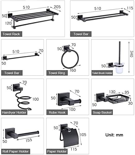 IsolaY Precision Bath Towel Bar Set