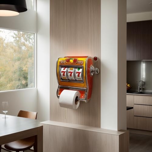 Fun Slot Machine Toilet Paper Holder