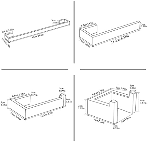 Rookie 200 Towel Bar Set