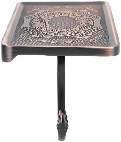 High-Premium Retro Zinc Alloy Toilet Paper Holder for Space-Saving Storage